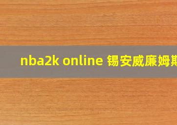 nba2k online 锡安威廉姆斯